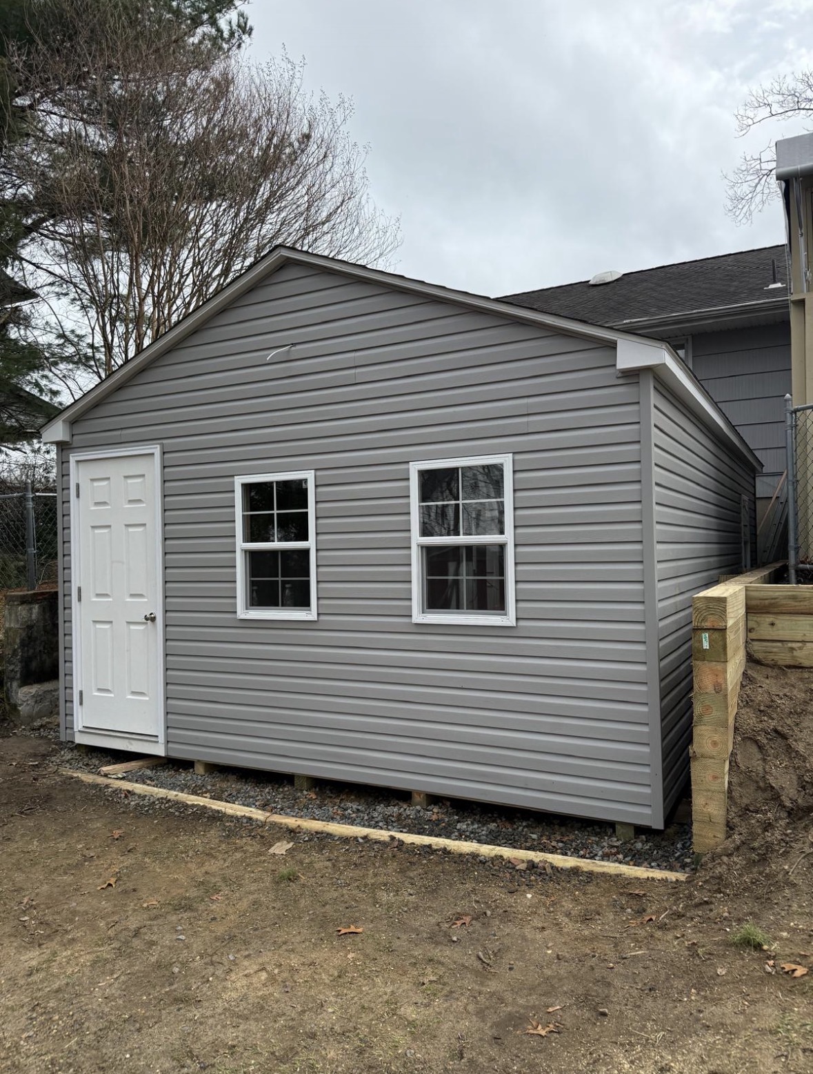 Gray Vinyl Installed