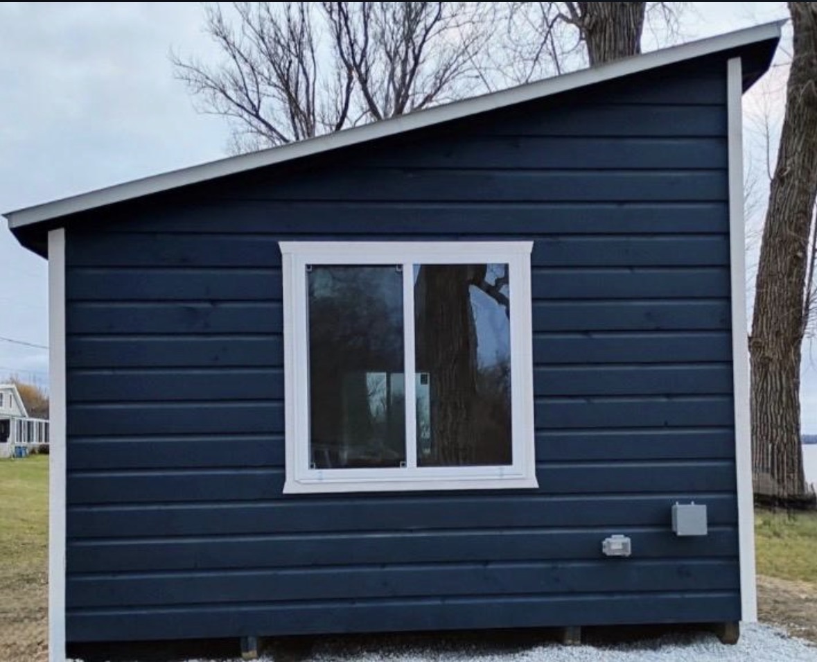 Custom-built outdoor storage structure