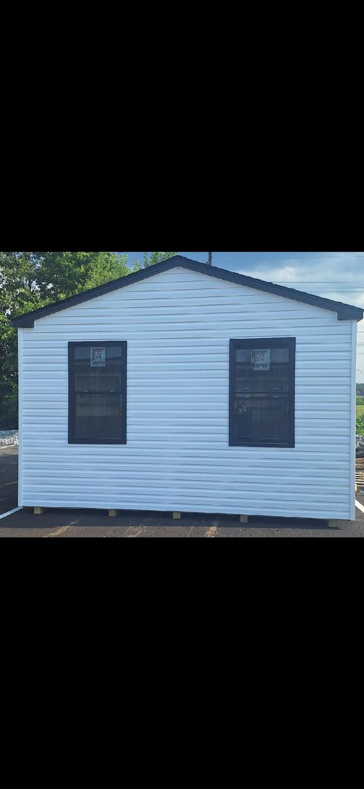 White Vinyl with Black Windows