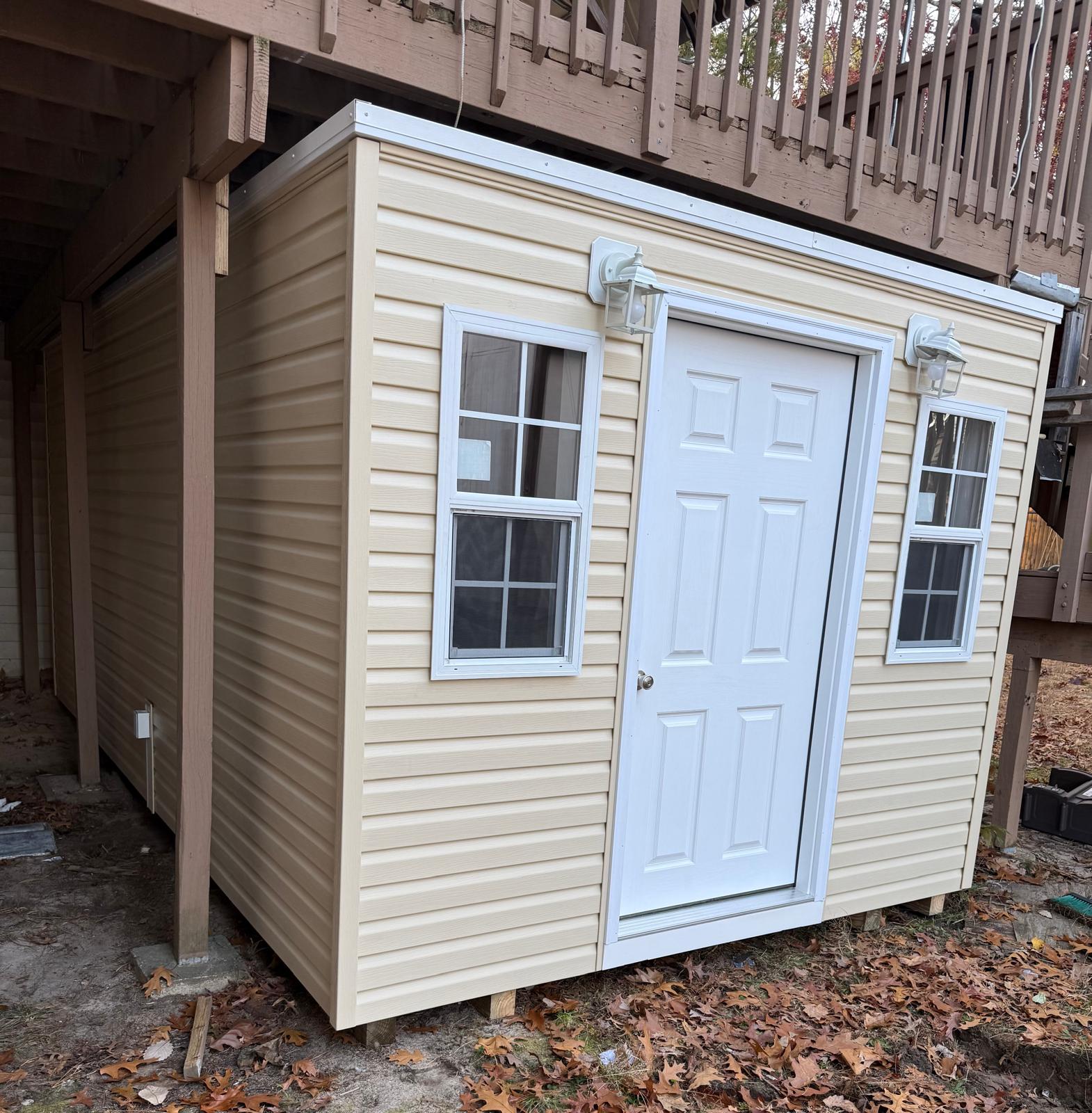 Compact Lean-To Under Deck